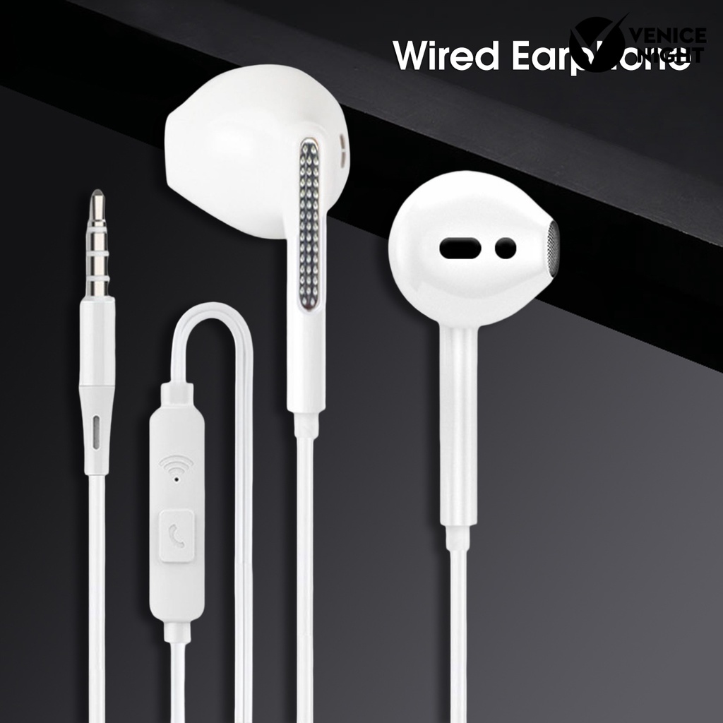 (VNEP) (Berkabel) S40 Earphone In ear HiFi Mega Bass Ergonomis Universal Untuk Handphone