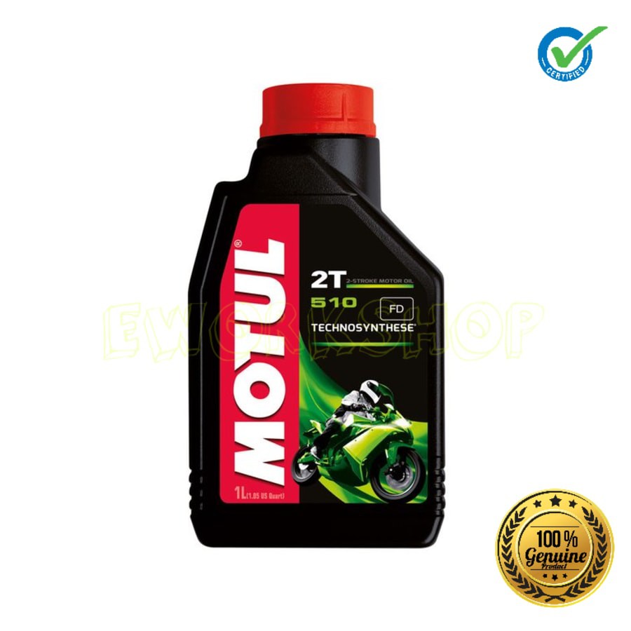 OLI SAMPING MOTUL 510 2T TECHNOSYNTHESE 1 L 100% Original Product