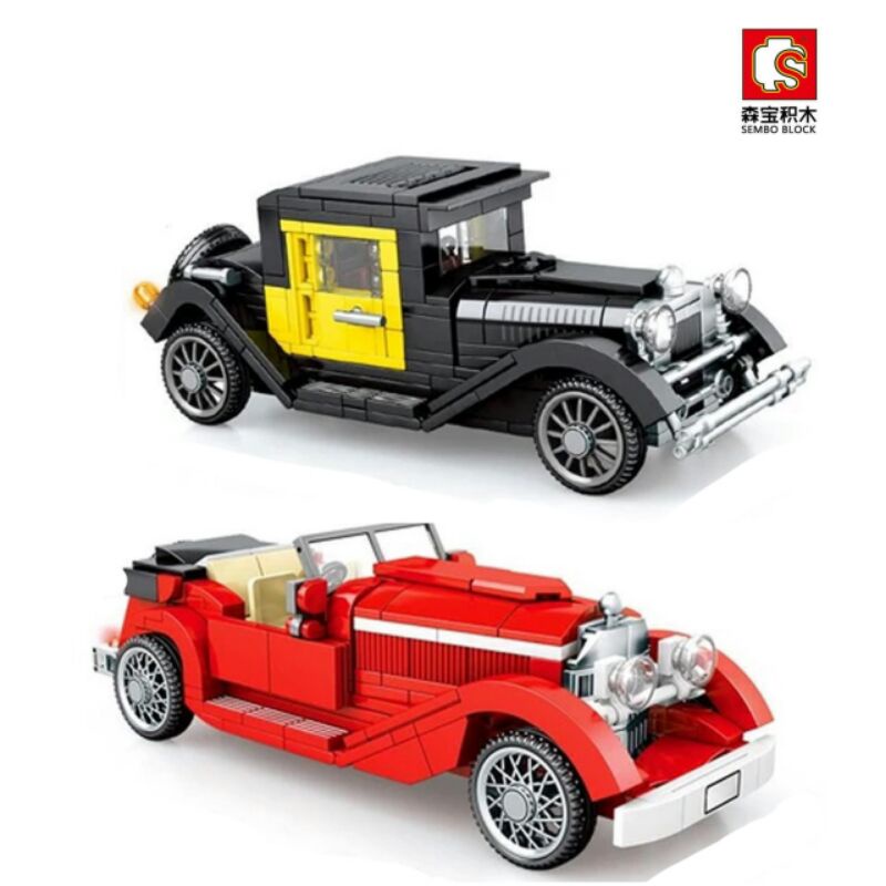 SEMBO BLOCK CLASSIC DUESENBERG CAR / MAINAN BLOCK MOBIL VINTAGE KLASIK