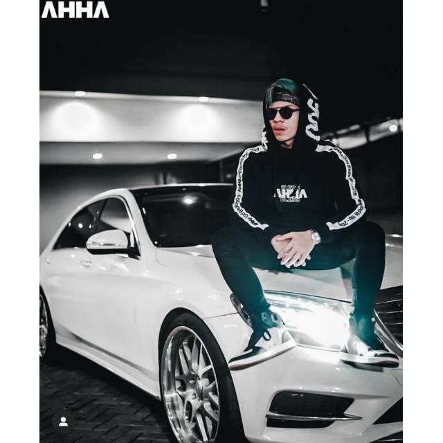 JAKET HOODIE AHHA GOOD BLESS YOU / JAKET AHHA BERKUALITAS