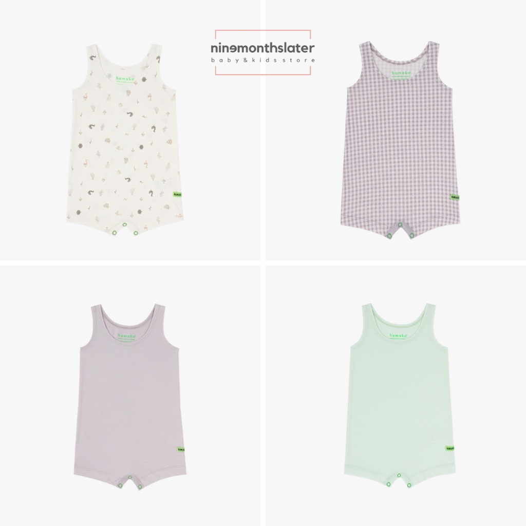 Hamako Sleeveless Romper - Jumper Bayi Singlet Tencel Baby Clothes Baju Anak Kutang Lengan Buntung