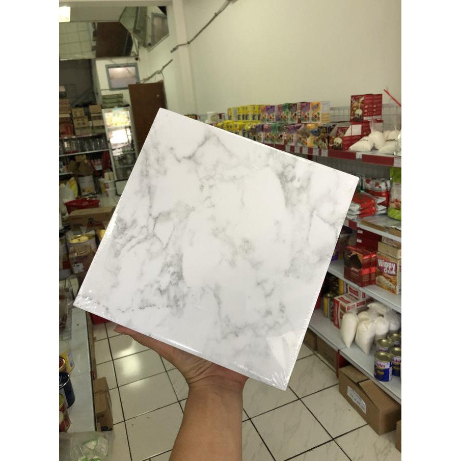 

Marble board 25 x 25 tinggi 0,8 papan alas kue persegi kotak marmer BAYAR DITEMPAT 1245 | BAYAR