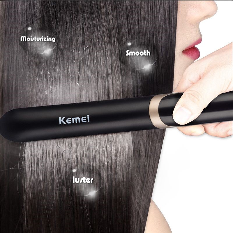 2 in 1 Kemei Curly Hair Stick Straight Hair Stick