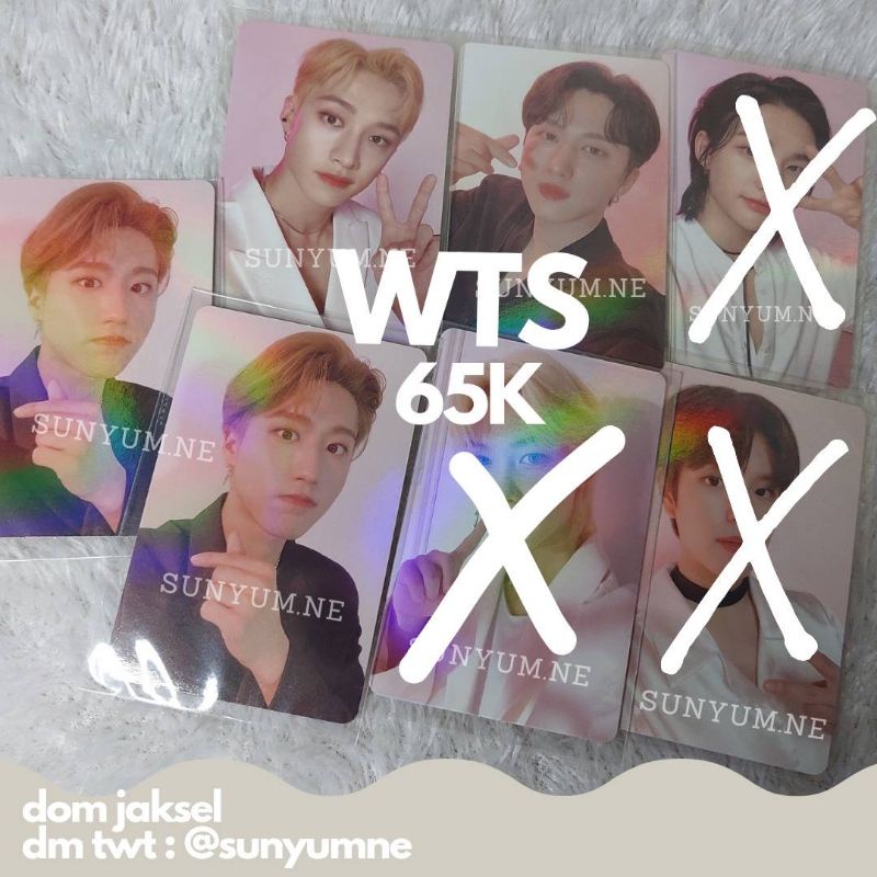 Stray Kids Photocard Nacific round 3 r3 round 7 r7  Bang Chan Changbin Han Felix Hyunjin Lee Know Se