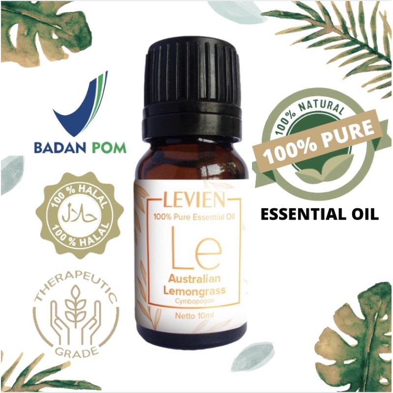 LEVIEN 100% PREMIUM PURE ESSENTIAL OIL “Lemongrass”