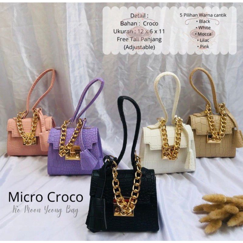 TAS SELEMPANG ANDIN CROCO/TAS ANDIN RANTE/TAS CROCO/HANDBAG