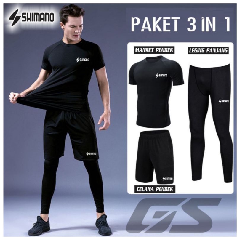 Setelan Baju dan celana mancing murah pakaian gowes unisex (pria wanita)