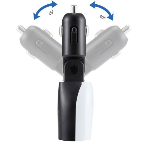 Taffware Smart Car Charger Dual USB with LCD