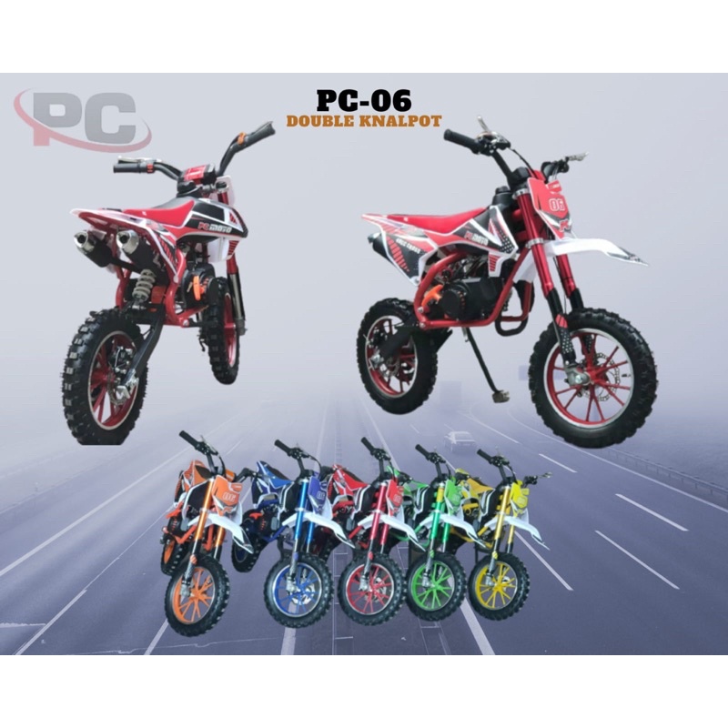 Mini Motor PC-06 doble knalpot / 2 knlapot