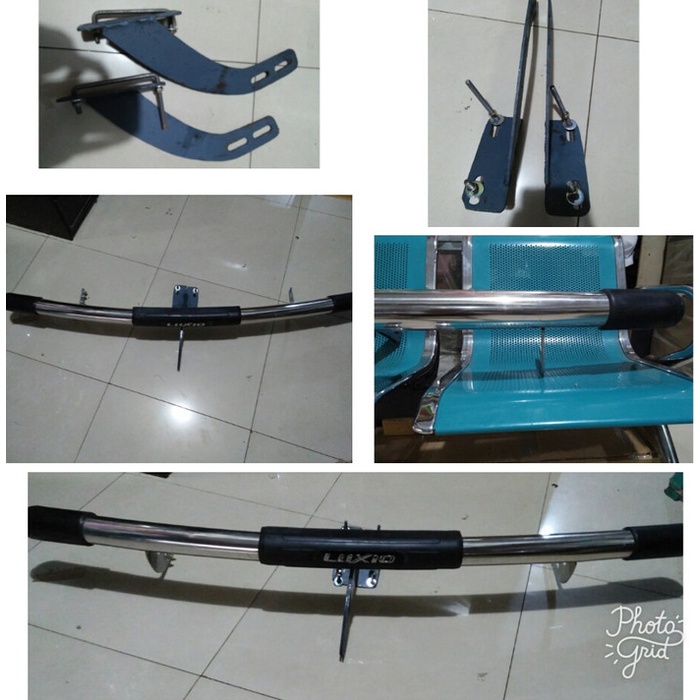 PB/ASN- PENGAMAN BELAKANG DAIHATSU LUXIO REAR BUMPER LUXIO BEMPER BELAKANG DAIHATSU LUXIO STAINLESS 