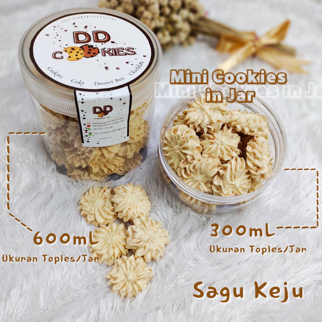 

DnD - Mini Cookies In Jar - Sagu Keju