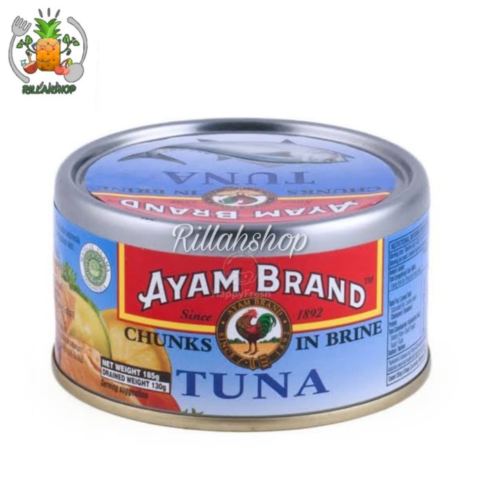 

Ayam Brand Tuna Flakes dengan Air Garam 185g