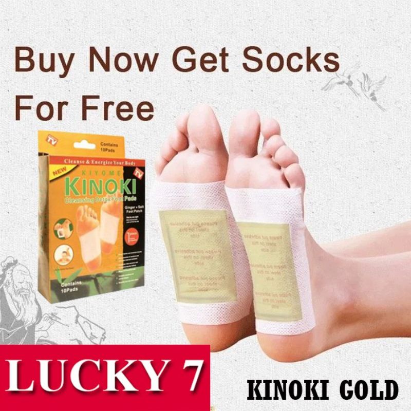 DE4 COD (1 Box Isi 10 Pcs) Koyo Kaki Kinoki Gold Detox ASLI /Koyo Kesehatan Ampuh Membuang