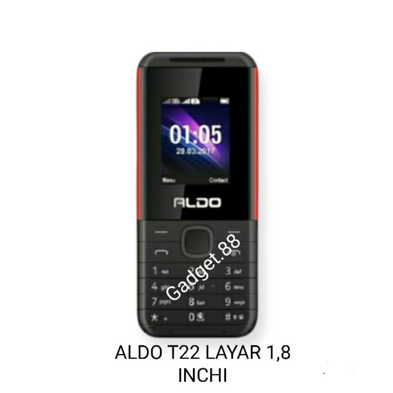 HP ALDO T22 CANDYBAR LAYAR 1,8 INCHI CAMERA MP3 RADIO FM
