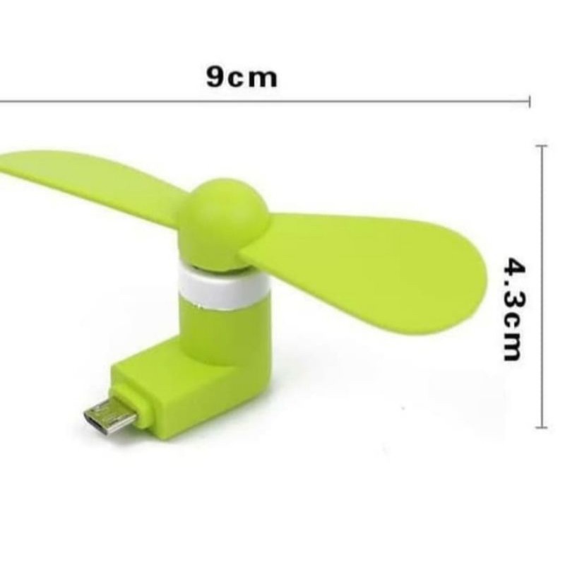 mini usb fan kipas otg colok hp android micro type C micro usb