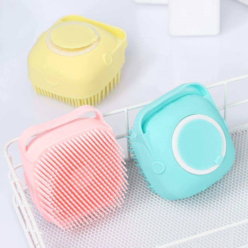 Solighter Sikat Mandi Anti Bakteri Exfoliating Tidak Beracun Tambah Cairan Pembersih Sisir