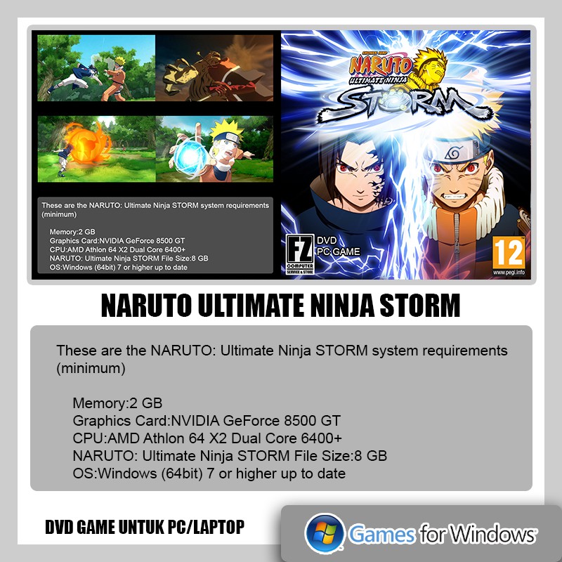 Naruto ultimate ninja системные требования