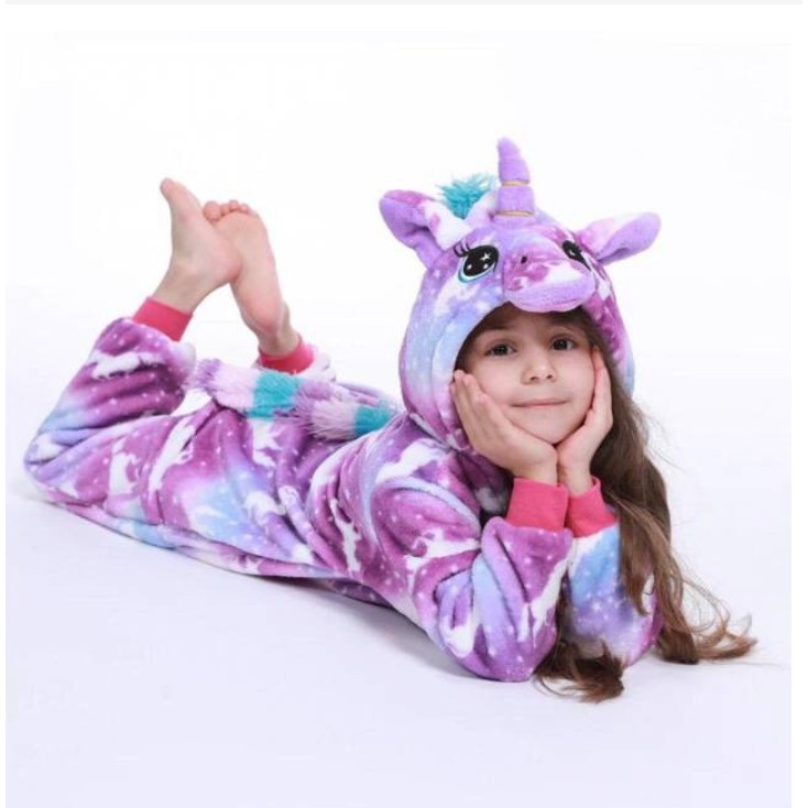 BAJU KOSTUM ONESIE KIGURUMI PIYAMA ANAK KID UNICORN 2