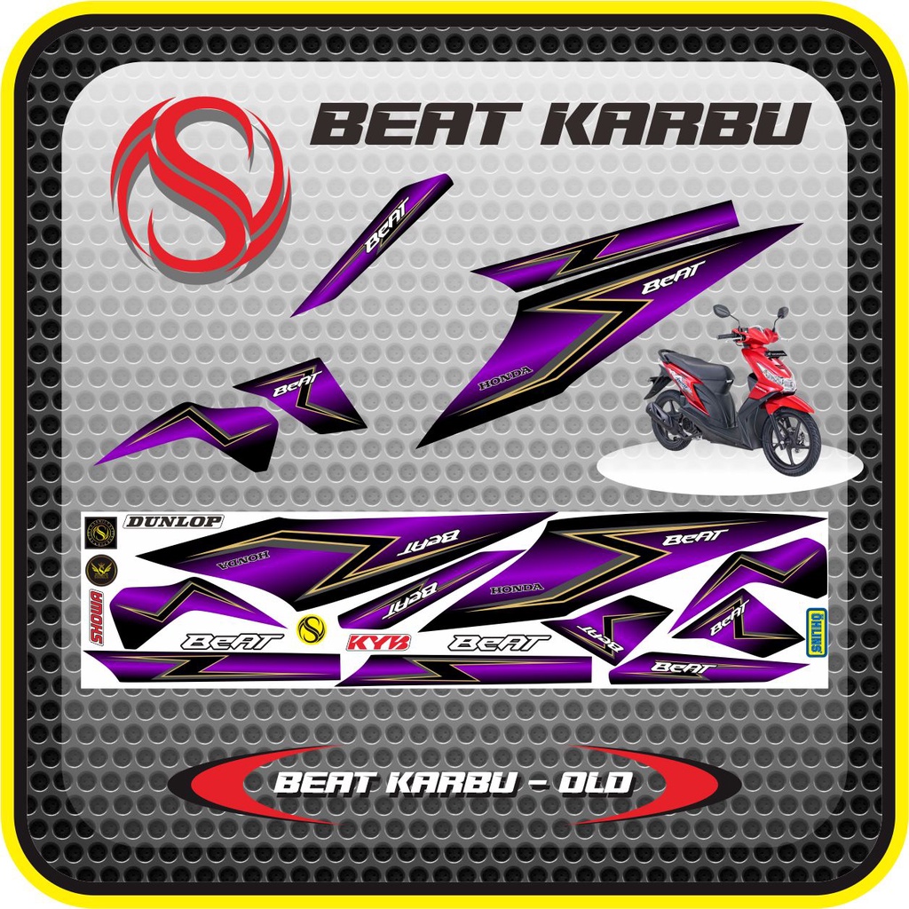 STRIPING BEAT KARBU LD VARIASI STRIPING DESIGN 2022 01 UNGU SAHILA STICKER