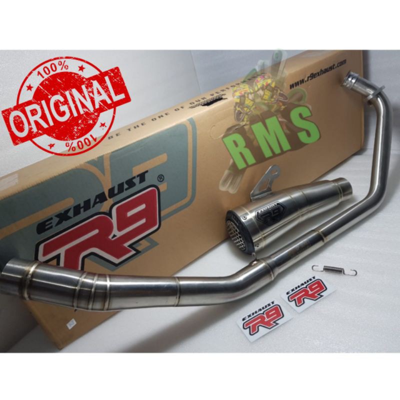 knalpot r9 GP ss series r15 v1 v2 v3 cbr150 R Sonic gsx Mt15 satria fu fi r9 gp ss 100% original