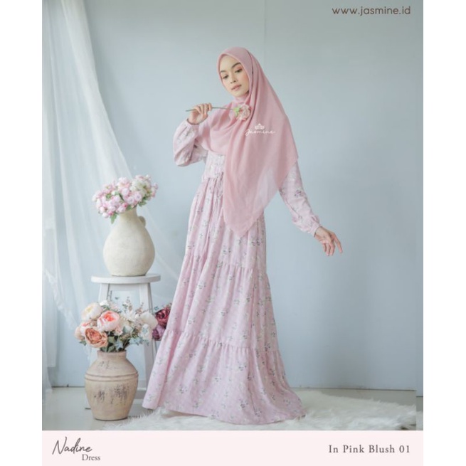 [JASMINE] NADINE DRESS GAMIS MOTIF
