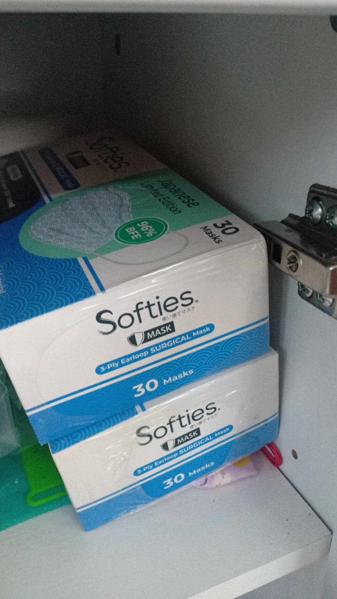 Masker Softies Daily Surgical Medis 30 Mask Wajah Polos Motif Earloop Anak Batik Parang Japanese