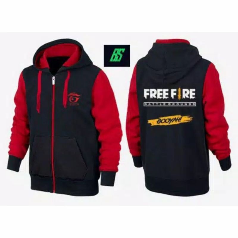 Jaket Free Fire Anak Usia 2-10th | Jaket Free Fire Dewasa | Jaket Free Fire Battle Ground Booyah | J