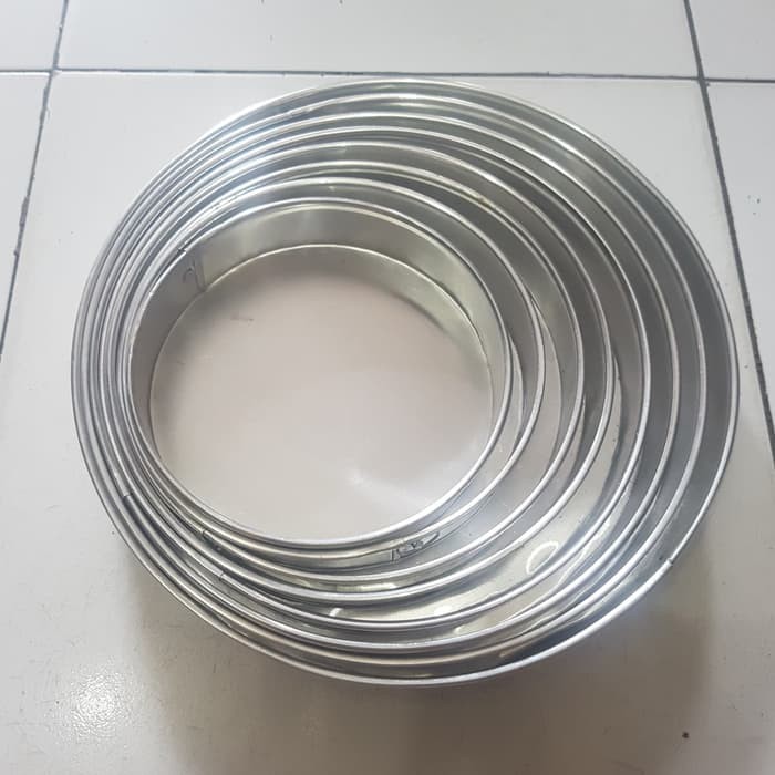 Loyang Kue lapis surabaya bulat / Loyang bolu gulung uk20cm Tinggi 4cm