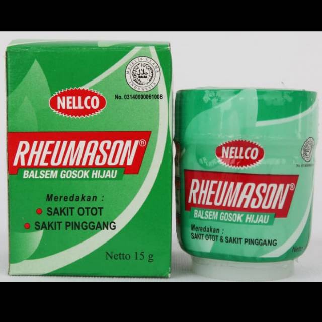 Rheumason balsem gosok hijau 15 gr