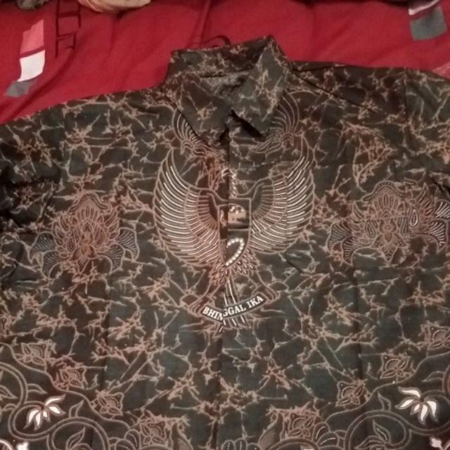 Batik Pria Motif Garuda M L Xl (original) Indonesia Solo