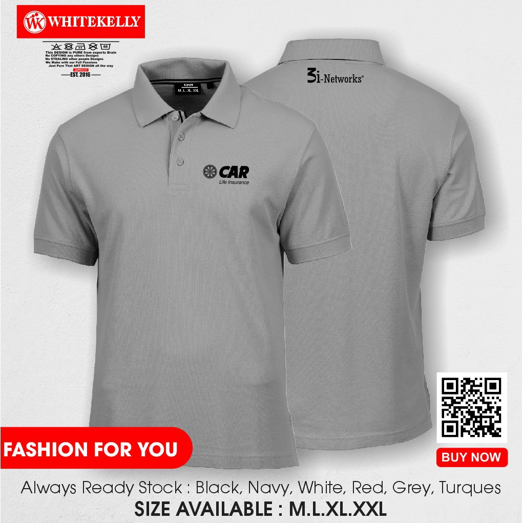 Poloshirt Polo Kaos Baju Kerah CAR LIFE INSURANCE 3I NETWORKS ASURANSI Terlaris Termurah -sm