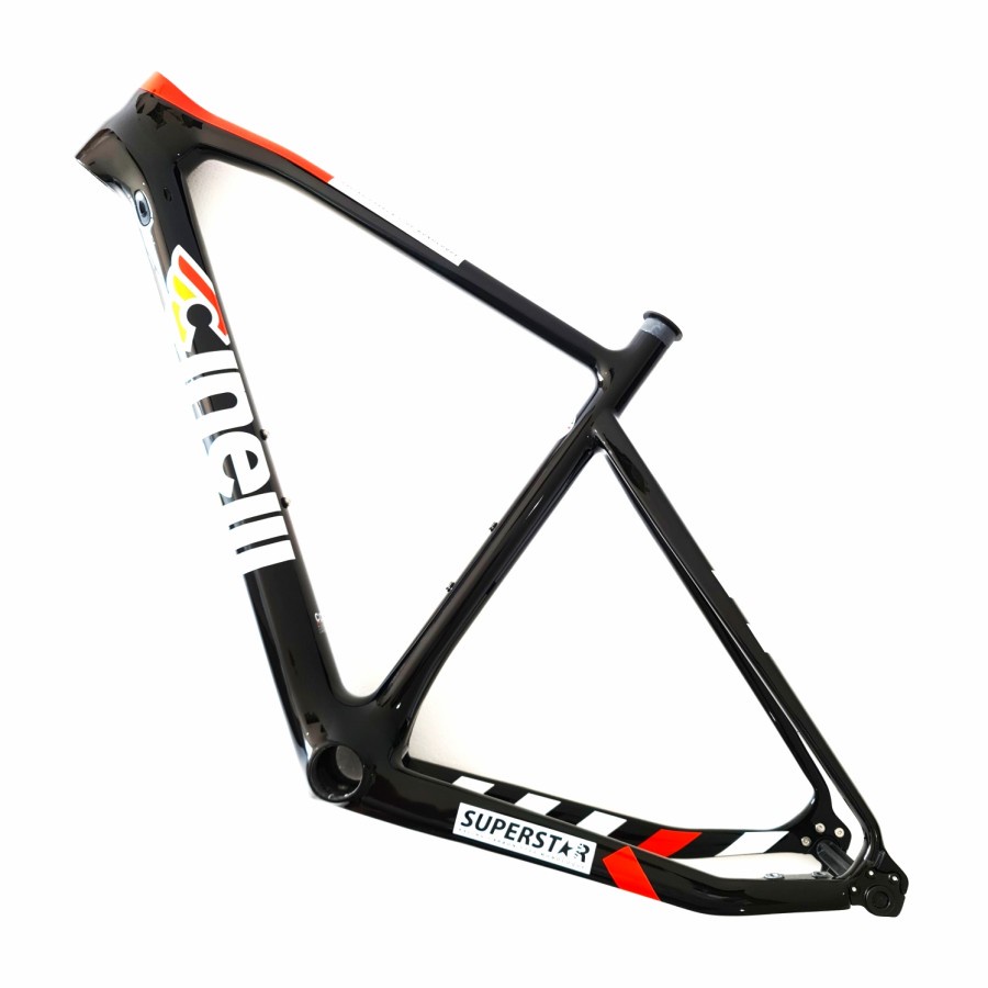 Frame Roadbike Cinelli Superstar Carbon Road Disc Black Cat Size XS