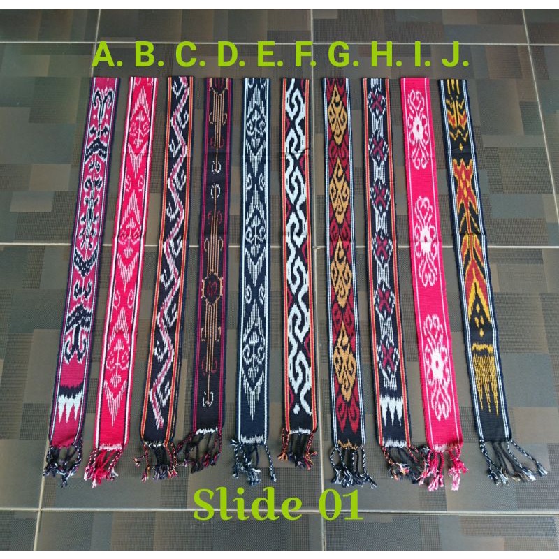 Tenun  ikat kepala etnik 2.2