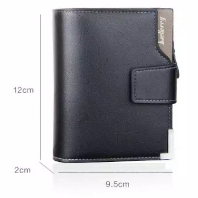 Dompet Pendek Pria Wanita Baellerry 8 Slot Kartu Kancing