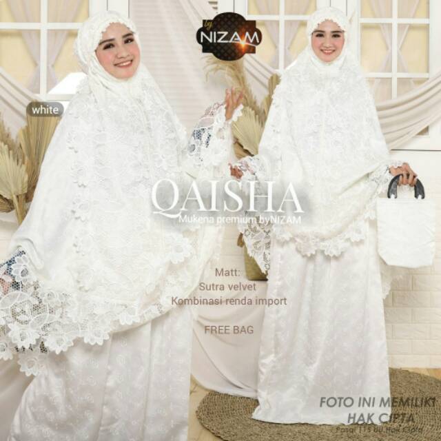 Mukena Qaisha by Nizam, Sutra Velvet