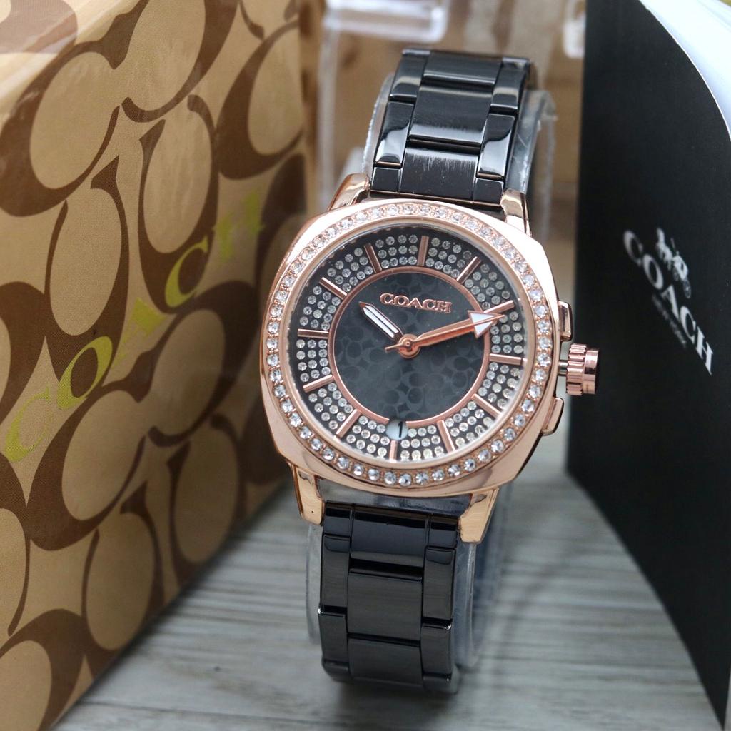 Jam Tangan Wanita Coach Tanggal aktif Ring mata TY1043B