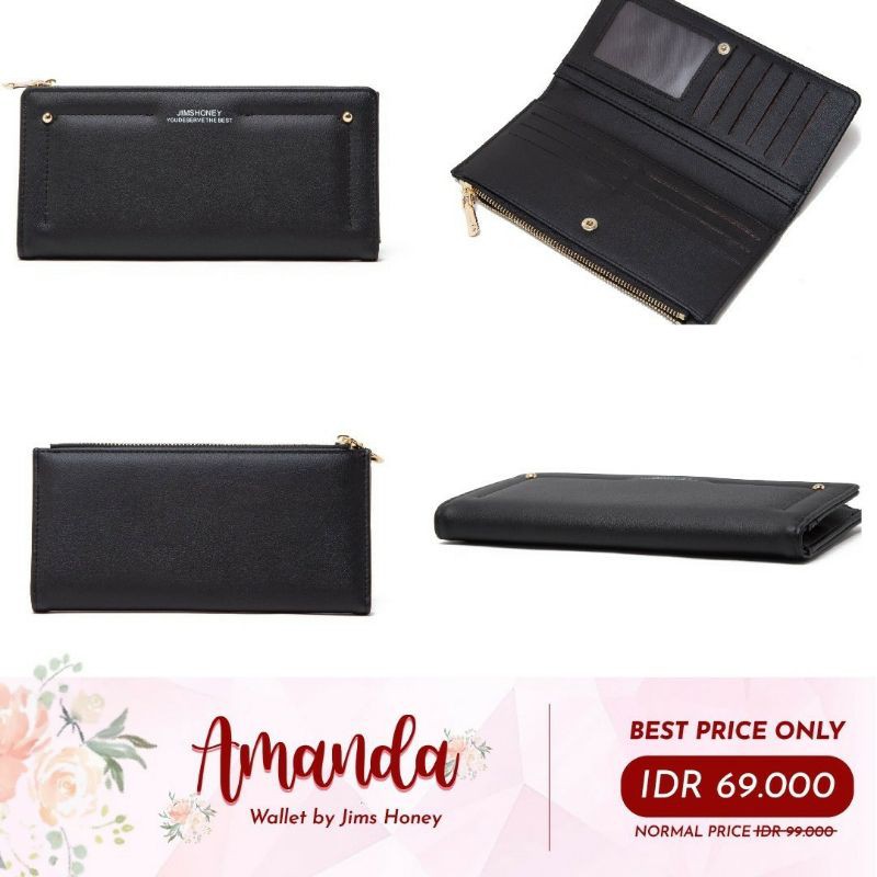 Aira Gabby Amanda Aurelia wallet jimshoney original dompet wanita import murah realpic cod ayra