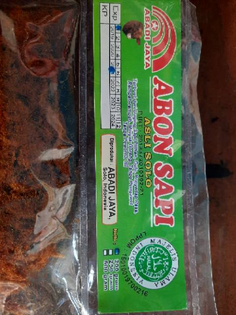 Craft Ceedar Abon Sapi Abadi Jaya 200Gr Abon Sapi Asli Solo