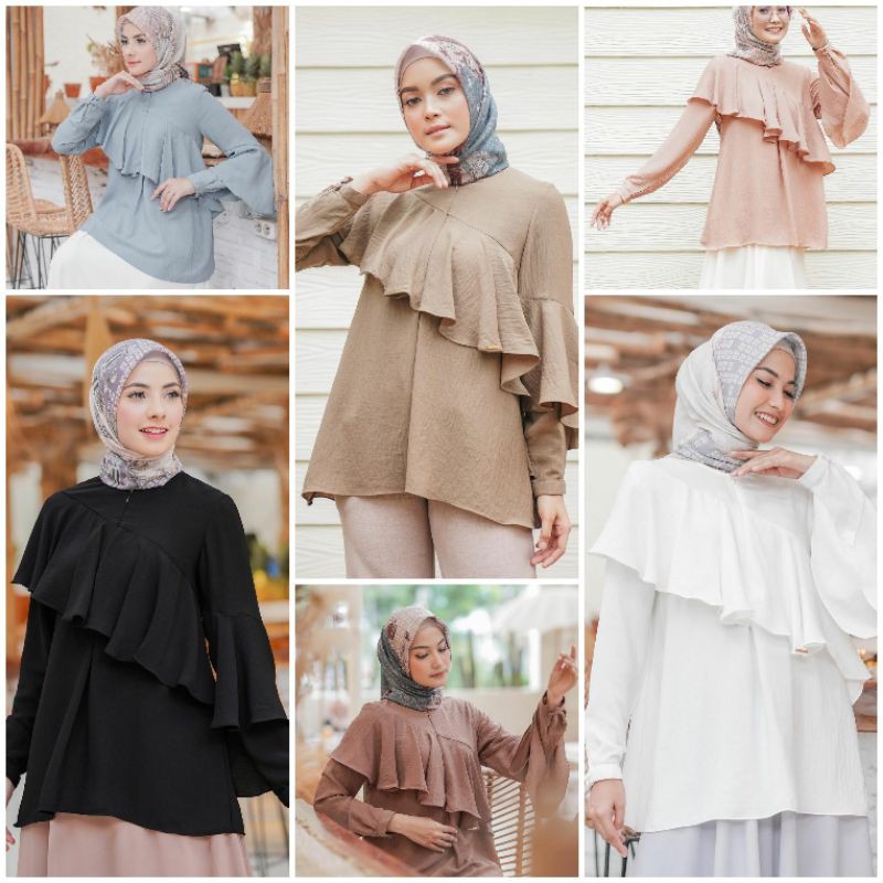 Wearing Klamby - Claire Blouse