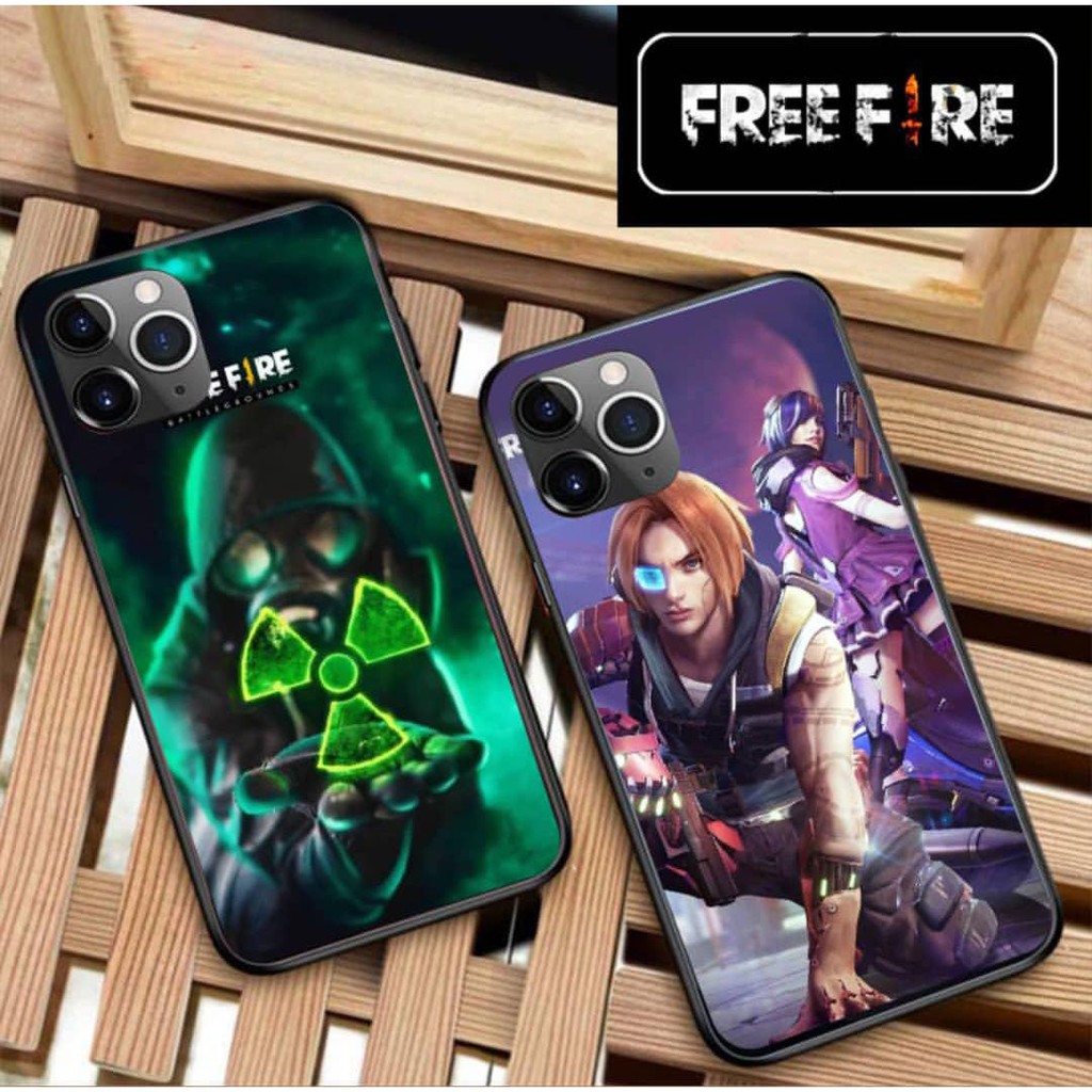 Premium Custom Case Free Fire Realme X Realme Xt Realme X2 Pro Casing Glass Realme Shopee Indonesia