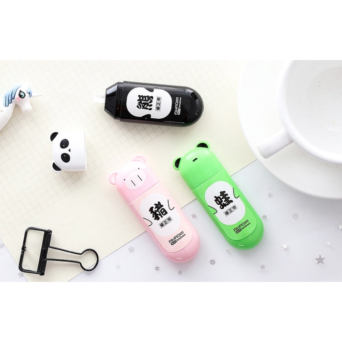 

Hadir Correction Tape Binatang Love And Peace 3M Bagus