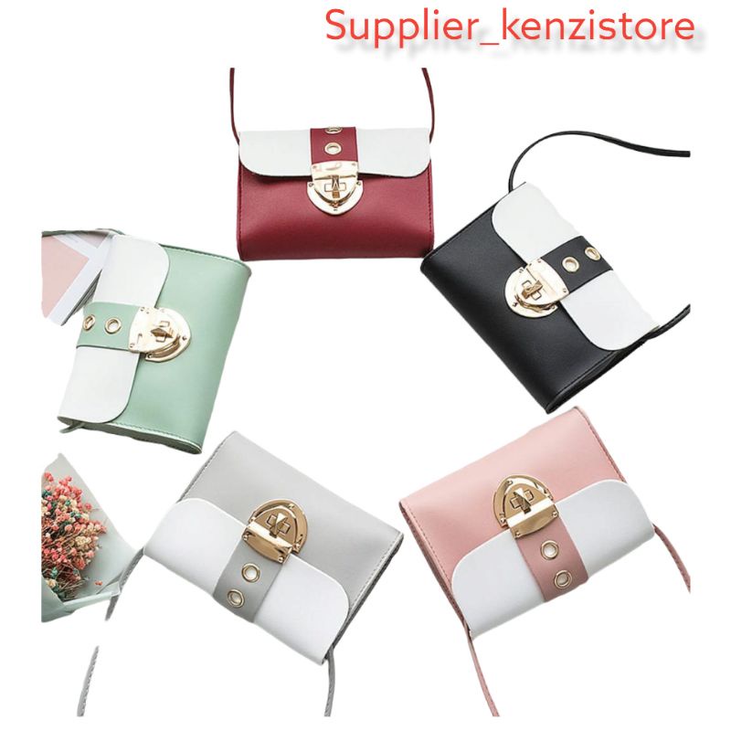 Supplier_kenzistore - MIZU - Tas selempang Wanita Slingbag Mini Tas murah meriah cantik kekinian Mod