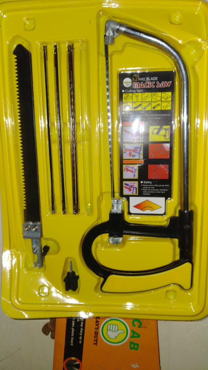 Gergaji Platinum Besi Metal Pvc Pipa Plastik Saw / Gergaji Multifungsi Set 3 Way Blade Magic Saw