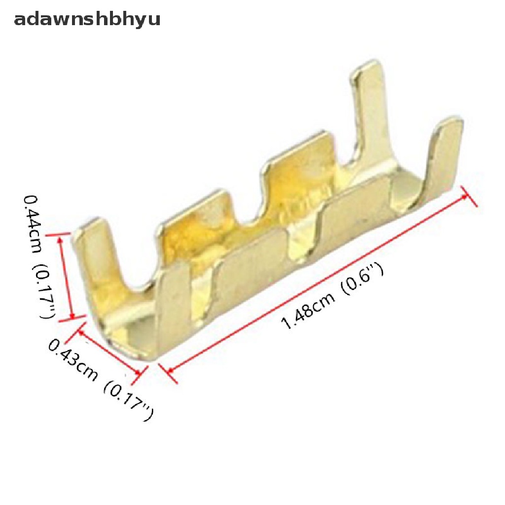 Konektor Terminal Spade Female Uninsulated adawnshbhyu Terminal Crimp Kabel Listrik