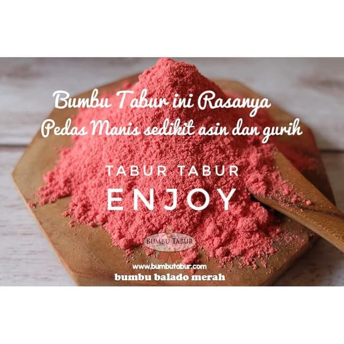 

Langsung Order BUMBU TABUR BALADO MERAH HALAL FOOD GRADE 1KG Diskon