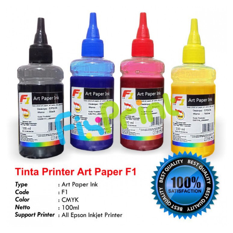 Tinta Refill Epson Art Paper F1 100ml, Tinta Art Paper Epson Black