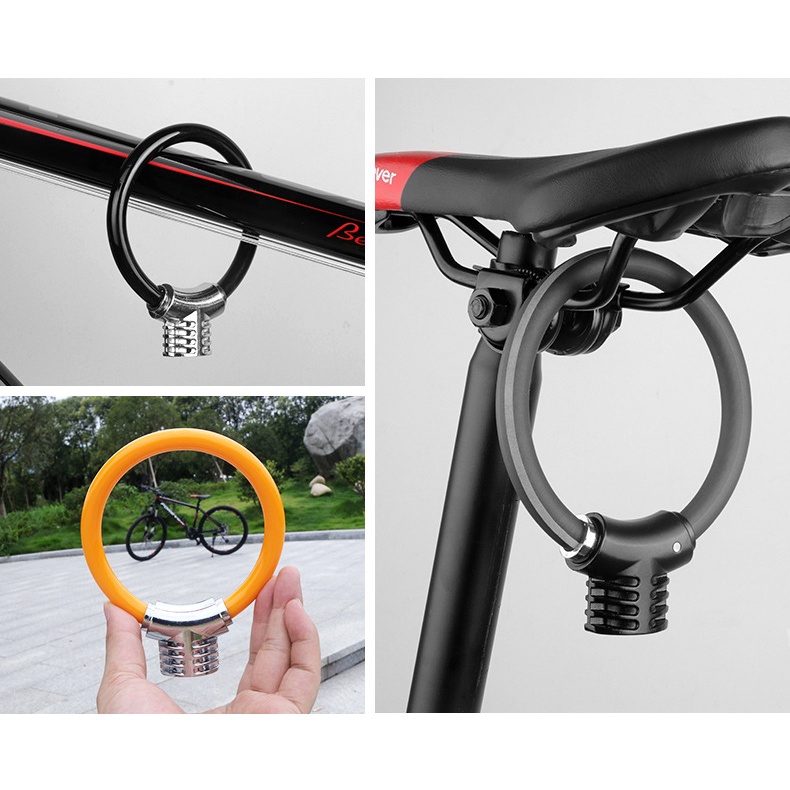 CYCLINGBOX Gembok Sepeda Cable Ring 110mm - BG-8238