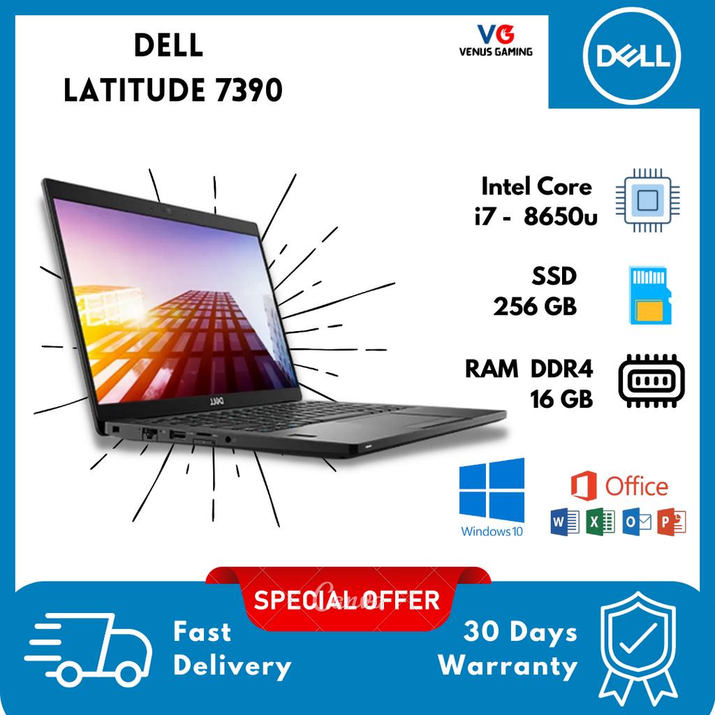 Laptop Murah Dell 7390 Touch Core i5 Gen 8 - RAM 16GB SSD 256GB - 13 Inch