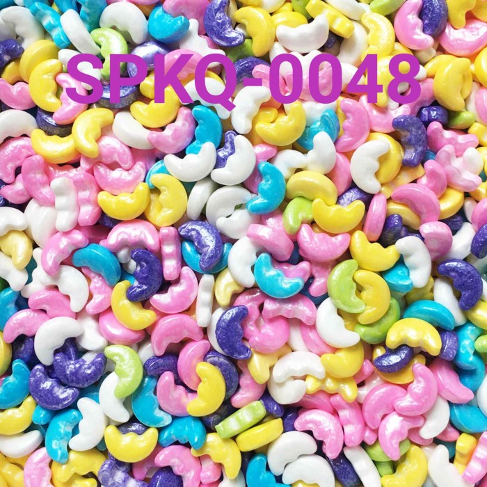 

SPKQ-0048 SPRINKLES SPRINKLE SPRINKEL 250GR BULAN RAINBOW WARNA WARNI TERMURAH