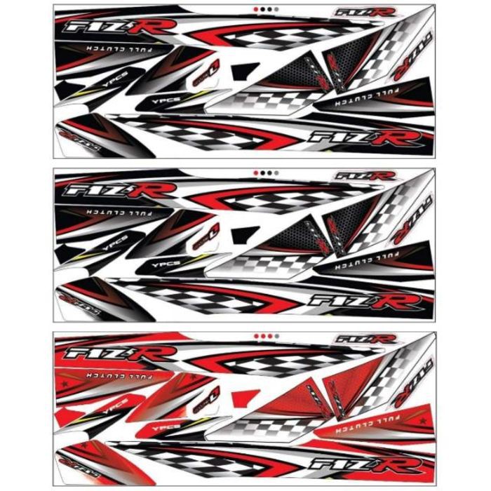 BIGSALE STRIPING F1ZR VARIASI YAMAHA STIKER LIS MOTOR LIST BODY STICKER MOTOR